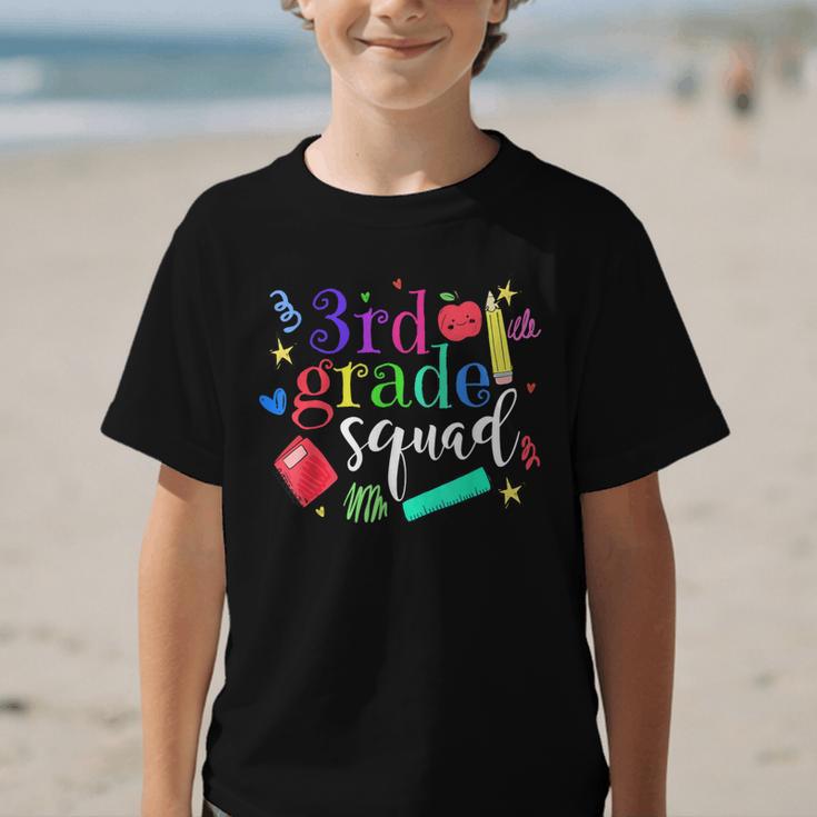 3rd Grade Squad Back To School Team Third Grade Graphic Kid T-Shirt 3rd Grade Squad Back To School Team Third Grade Graphic Kid T-Shirt