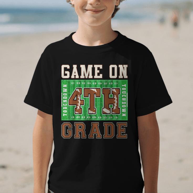 4th Grade Boys Kids Football Back To School Fourth Grade Graphic Kid T-Shirt 4th Grade Boys Kids Football Back To School Fourth Grade Graphic Kid T-Shirt