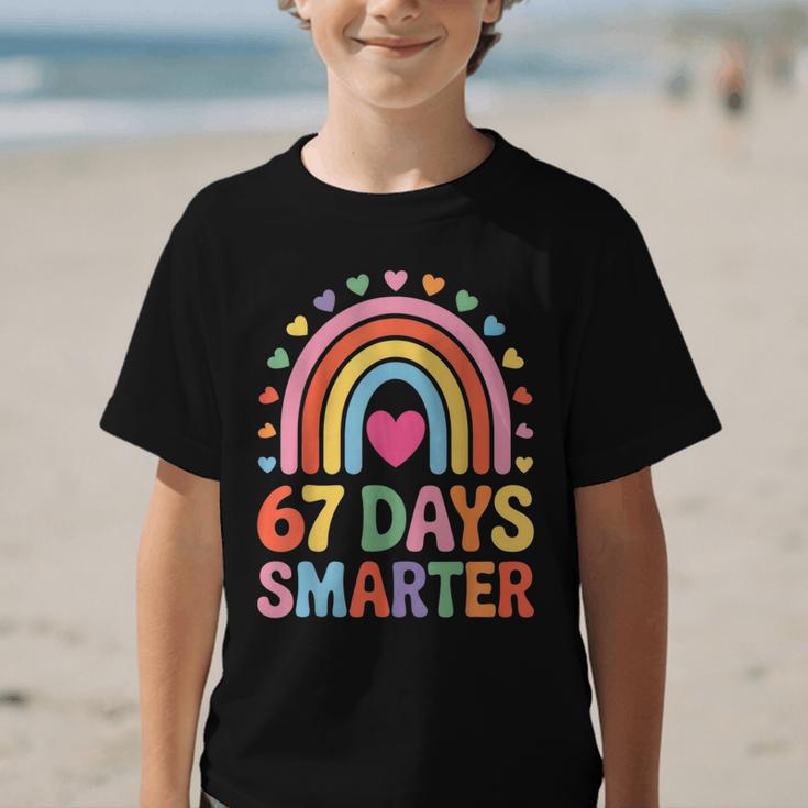 67 Days Smarter Rainbow For Back To School Kids Graphic Kid T-Shirt 67 Days Smarter Rainbow For Back To School Kids Graphic Kid T-Shirt