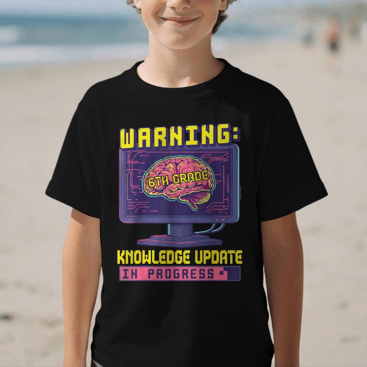 6th Grade Back To School Sixth Grade Smart Boys Computer Graphic Kid T-Shirt