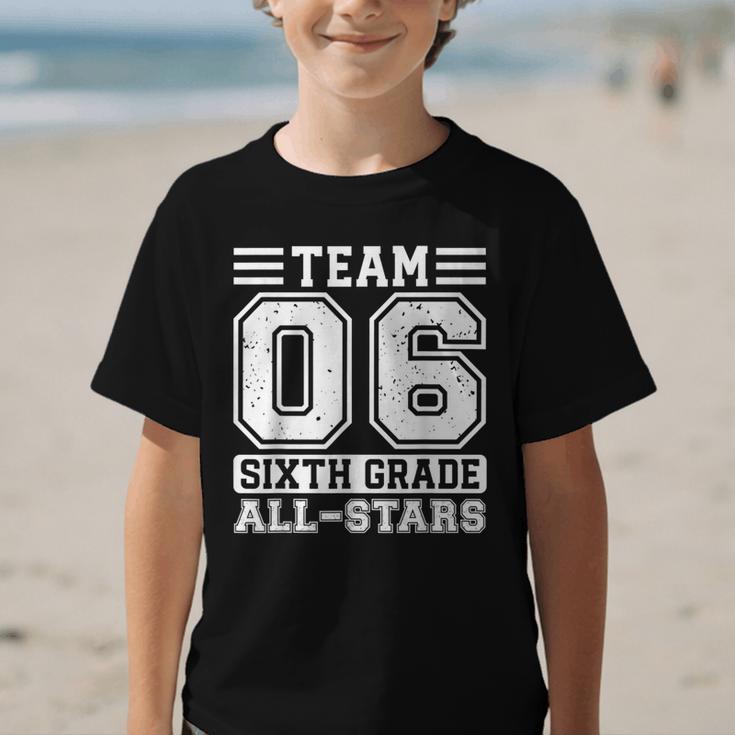 6th Grade Team T-Shirt Sixth Grade Back To School Graphic Kid T-Shirt