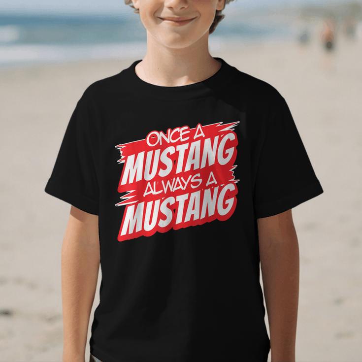Always A Mustang Back To School Spirit R Graphic Kid T-Shirt Always A Mustang Back To School Spirit R Graphic Kid T-Shirt