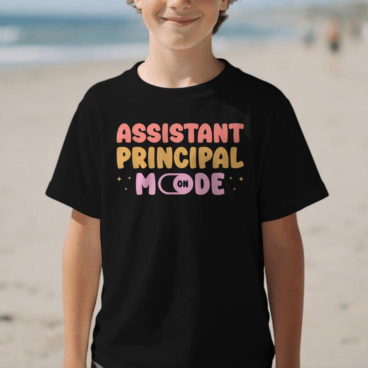 Assistant Principal Mode On Back To School Appreciation Graphic Kid T-Shirt Assistant Principal Mode On Back To School Appreciation Graphic Kid T-Shirt