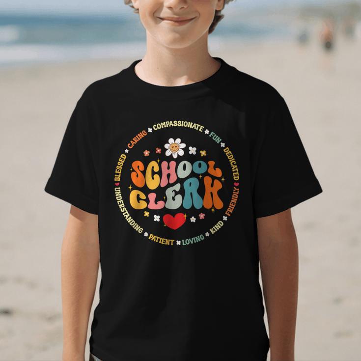 Attendance School Clerk Appreciation Week Back To School Graphic Kid T-Shirt Attendance School Clerk Appreciation Week Back To School Graphic Kid T-Shirt