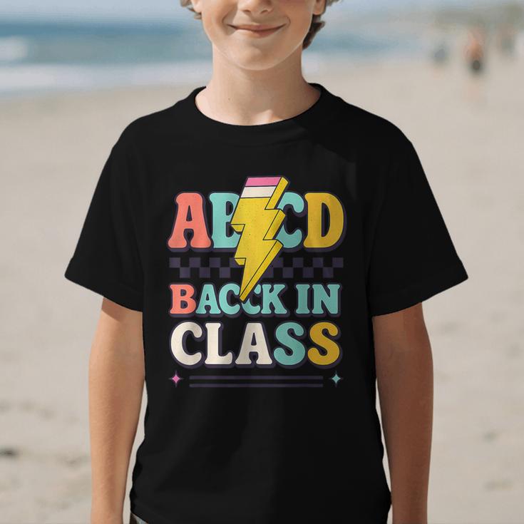 Back To School ABCD Back In Class Graphic Kid T-Shirt Back To School ABCD Back In Class Graphic Kid T-Shirt