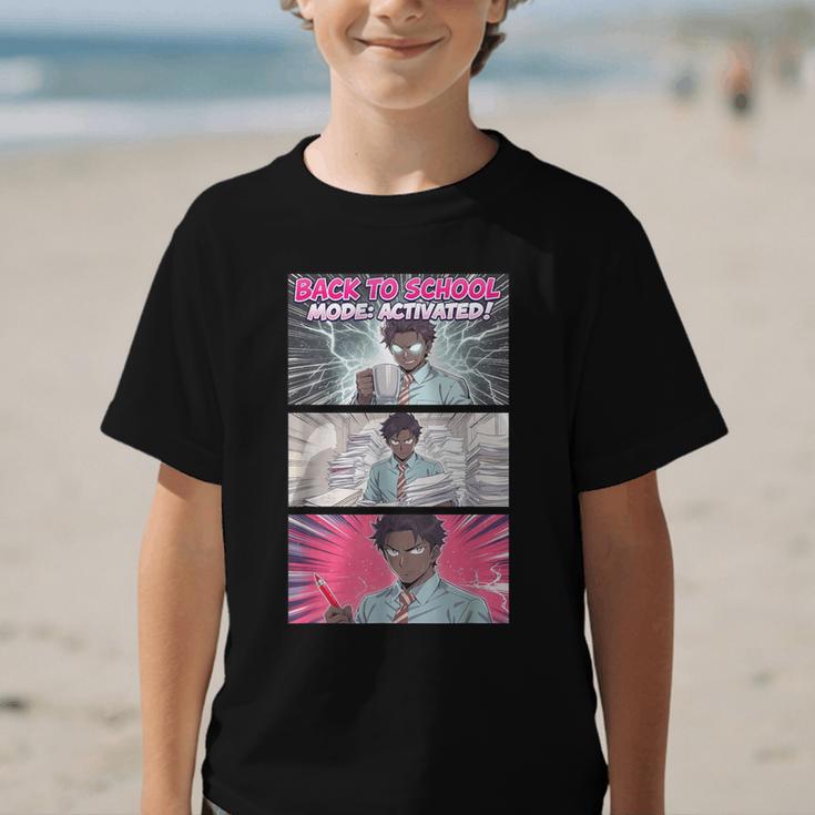 Back To School Anime Boys Student Girl Manga Kawaii Taecher Graphic Kid T-Shirt