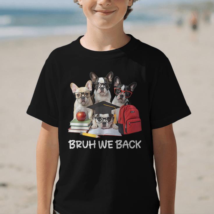 Back To School Cute French Bulldog Puppy Dogs Lovers Graphic Kid T-Shirt Back To School Cute French Bulldog Puppy Dogs Lovers Graphic Kid T-Shirt