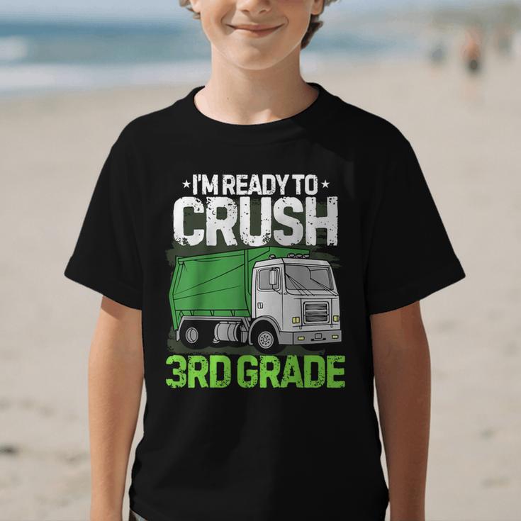 Back To School First Day Of 3rd Grade Garbage Truck Boys Graphic Kid T-Shirt Back To School First Day Of 3rd Grade Garbage Truck Boys Graphic Kid T-Shirt