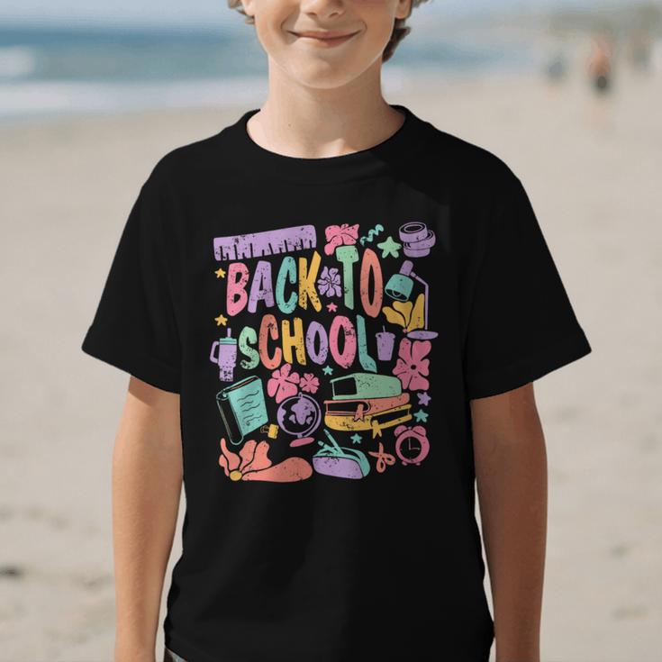 Back To School Fun Supplies Learning Graphic Kid T-Shirt
