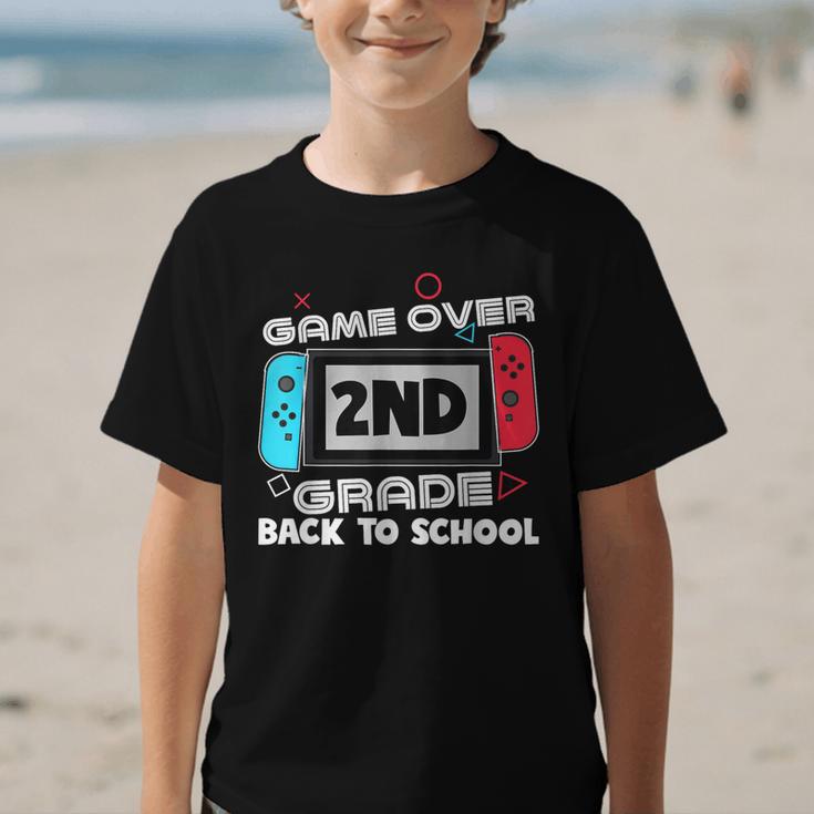 Back To School Game Over 2nd Grade Gamer Kids Boys Graphic Kid T-Shirt Back To School Game Over 2nd Grade Gamer Kids Boys Graphic Kid T-Shirt