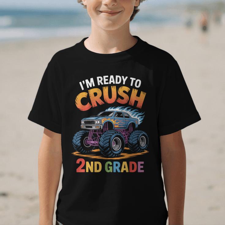 Back To School I'm Ready To Crush 2nd Grade Graphic Kid T-Shirt Back To School I'm Ready To Crush 2nd Grade Graphic Kid T-Shirt