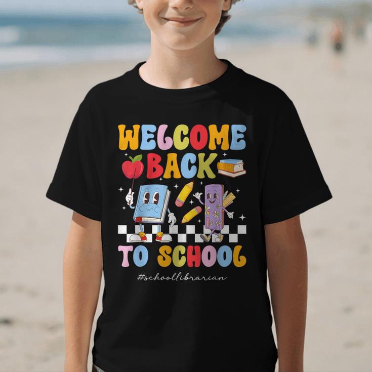 Back To School Librarian First Day Of School Librarian Graphic Kid T-Shirt Back To School Librarian First Day Of School Librarian Graphic Kid T-Shirt