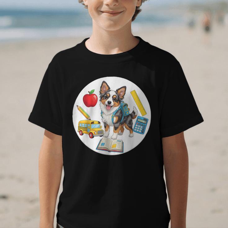 Back To School Miniature American Shepherd Dog Boys Girls Graphic Kid T-Shirt Back To School Miniature American Shepherd Dog Boys Girls Graphic Kid T-Shirt