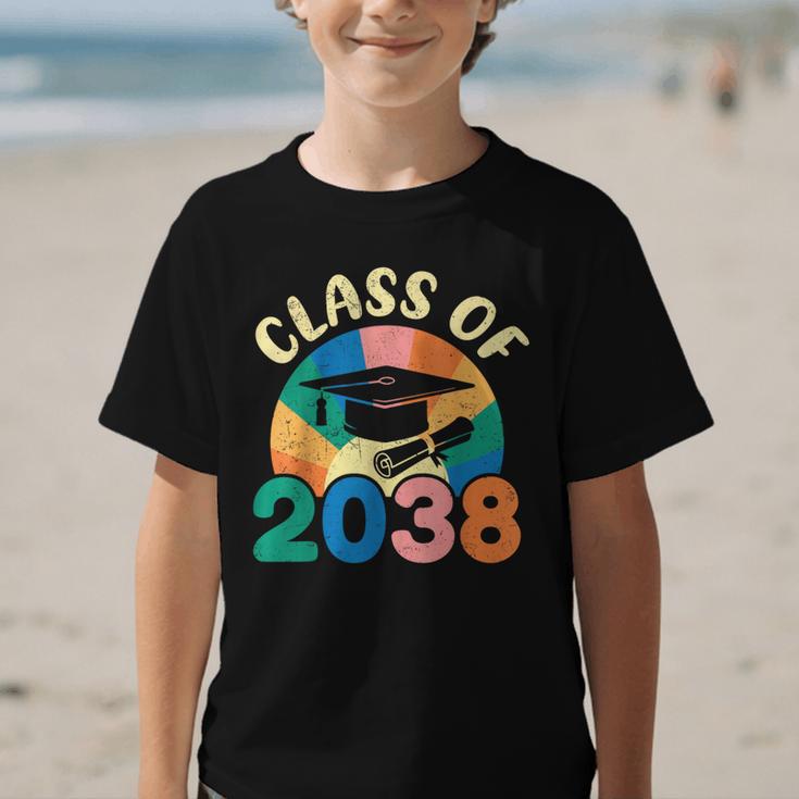 Back To School Pre-K Kindergarten Graduation Class Of 2038 Graphic Kid T-Shirt Back To School Pre-K Kindergarten Graduation Class Of 2038 Graphic Kid T-Shirt