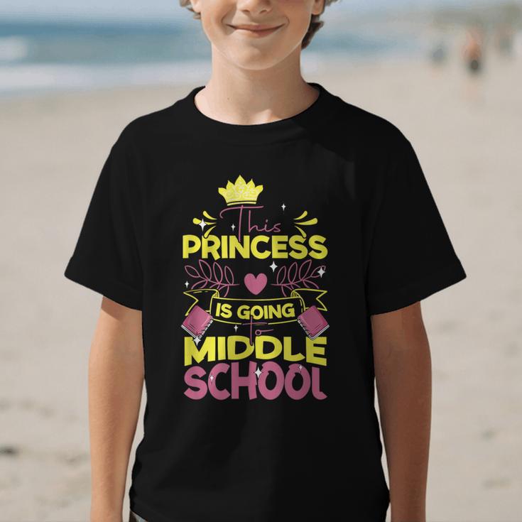 Back To School This Princess Is Going To Middle School Graphic Kid T-Shirt Back To School This Princess Is Going To Middle School Graphic Kid T-Shirt