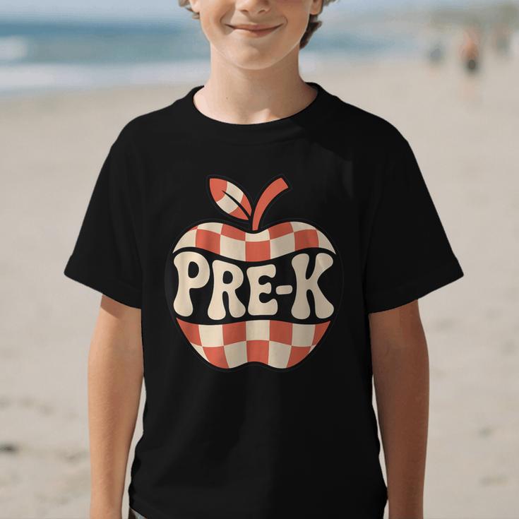 Back To School Retro Apple PRE-K Classroom Graphic Kid T-Shirt Back To School Retro Apple PRE-K Classroom Graphic Kid T-Shirt