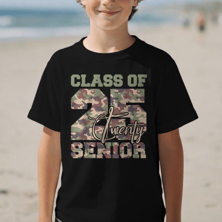 Back To School Senior 12th Grade Class Of 2025 Camouflage Graphic Kid T-Shirt Back To School Senior 12th Grade Class Of 2025 Camouflage Graphic Kid T-Shirt