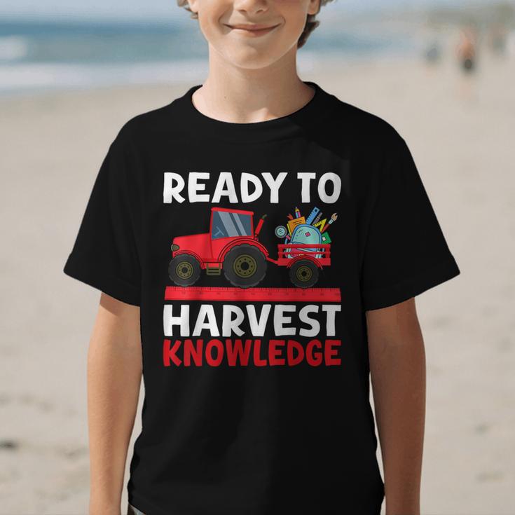 Back To School Tractor Farmer Boys First Day Of School Kids Graphic Kid T-Shirt Back To School Tractor Farmer Boys First Day Of School Kids Graphic Kid T-Shirt