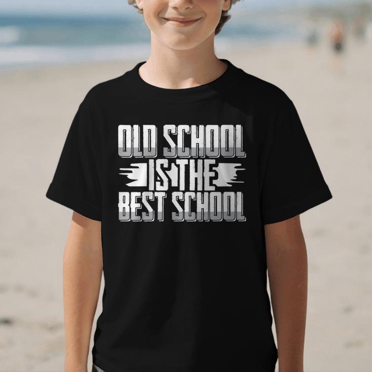 Back To School Vibes Old School Is The Best School Graphic Kid T-Shirt Back To School Vibes Old School Is The Best School Graphic Kid T-Shirt