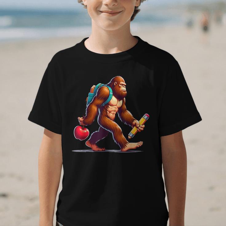 Bigfoot Lovers Pencil Back To School Kids Boys Girls Graphic Kid T-Shirt Bigfoot Lovers Pencil Back To School Kids Boys Girls Graphic Kid T-Shirt