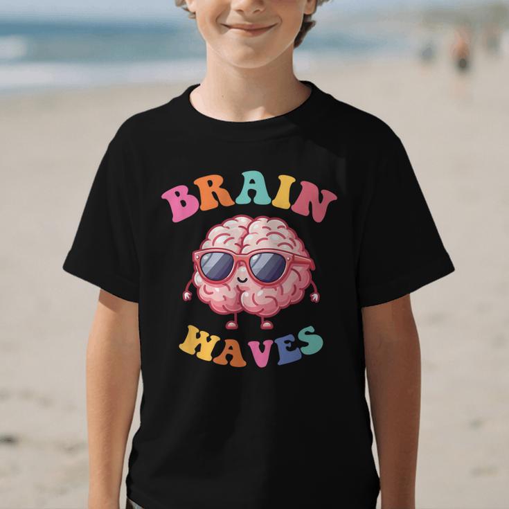 Brain Waves Last Day Of School Back To School Graphic Kid T-Shirt Brain Waves Last Day Of School Back To School Graphic Kid T-Shirt