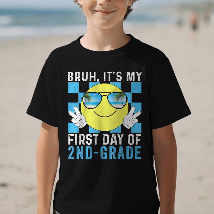 Bruh It's My First Day Of 2nd-Grade Back To School Kids Boys Graphic Kid T-Shirt Bruh It's My First Day Of 2nd-Grade Back To School Kids Boys Graphic Kid T-Shirt