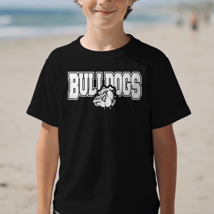 Bulldogs High School Spirit Fan Team Bulldog Back To School Graphic Kid T-Shirt Bulldogs High School Spirit Fan Team Bulldog Back To School Graphic Kid T-Shirt