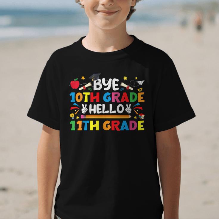 Bye 10th Grade Hello 11th Grade Back To School Kids Boys Graphic Kid T-Shirt