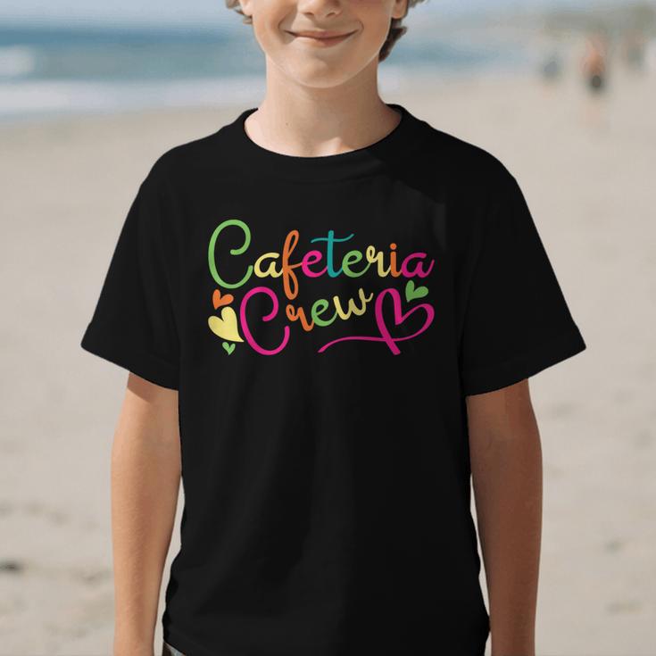 Cafeteria Crew Back To School Lunch Lady Worker Squad Graphic Kid T-Shirt