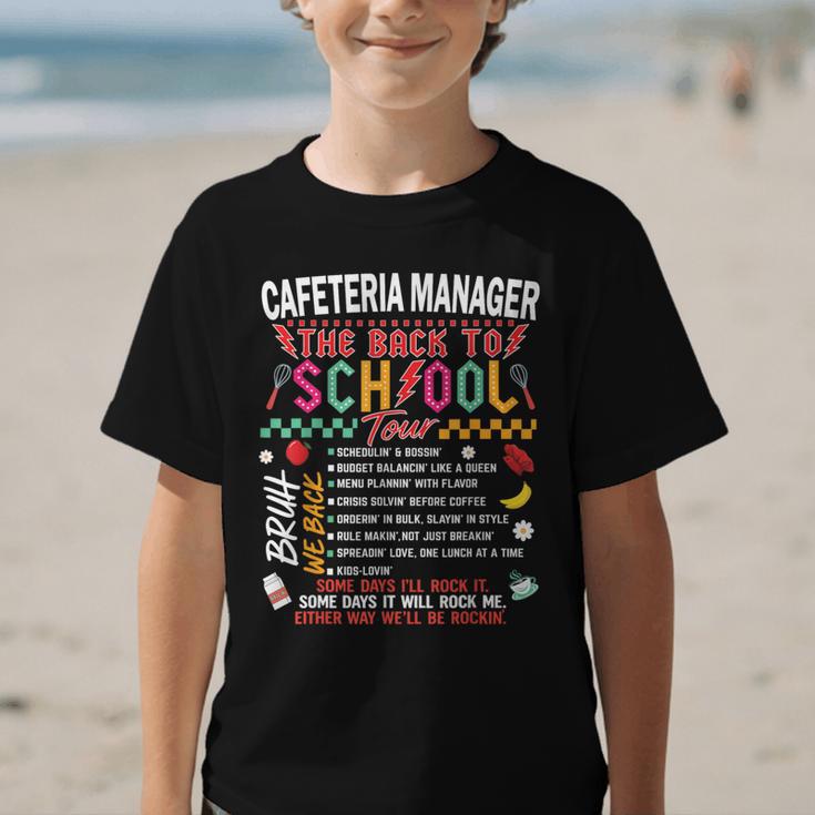 Cafeteria Manager School Cafeteria Crew Back To School Graphic Kid T-Shirt