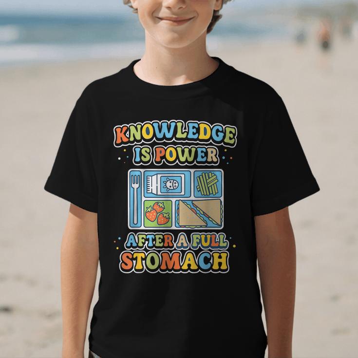 Cafeteria Squad Tour Welcome Back To School Lunch Lady Graphic Kid T-Shirt