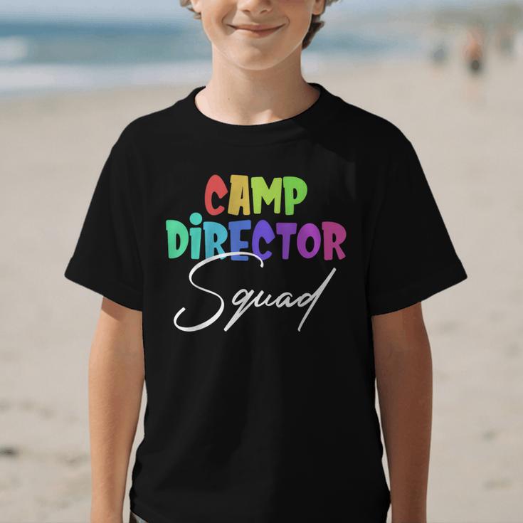 Camp Director Squad Counselor Camper Camping Back To School Graphic Kid T-Shirt Camp Director Squad Counselor Camper Camping Back To School Graphic Kid T-Shirt