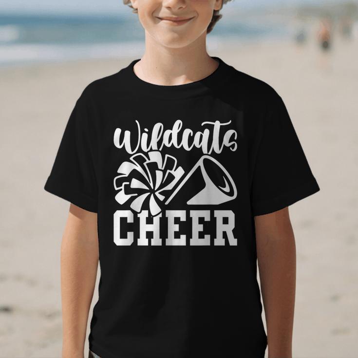 Cheer Wildcats Back To School Spirit Graphic Kid T-Shirt Cheer Wildcats Back To School Spirit Graphic Kid T-Shirt