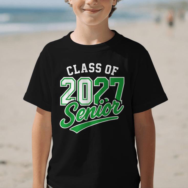Class Of 2027 Senior 2027 Back To School Graduation 2027 Graphic Kid T-Shirt