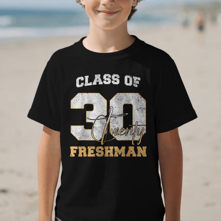 Class Of 2030 Freshman High School Back To School 9th Grade Graphic Kid T-Shirt Class Of 2030 Freshman High School Back To School 9th Grade Graphic Kid T-Shirt