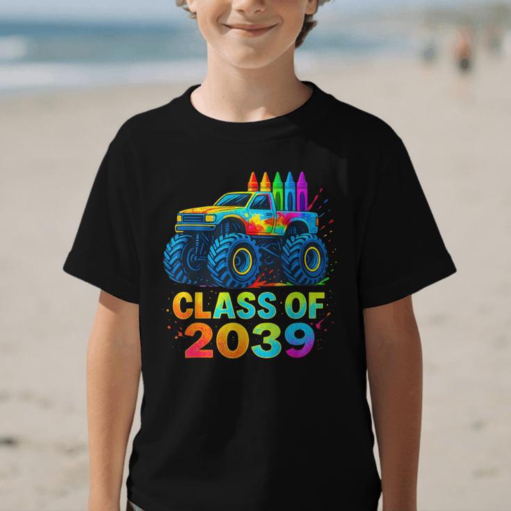 Class Of 2039 Monster Truck Kindergarten Back To School Boys Graphic Kid T-Shirt