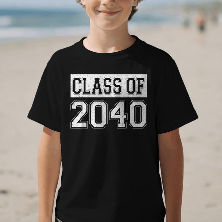 Class Of 2040 Senior Graduation Year Vintage Back To School Graphic Kid T-Shirt Class Of 2040 Senior Graduation Year Vintage Back To School Graphic Kid T-Shirt