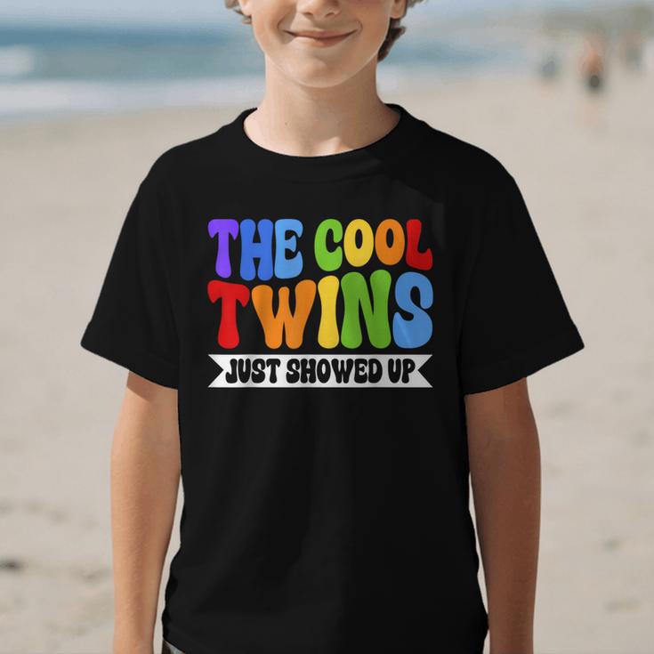 Cool Twins Just Showed Up Kid Boy Teen Twin Back To School Graphic Kid T-Shirt Cool Twins Just Showed Up Kid Boy Teen Twin Back To School Graphic Kid T-Shirt