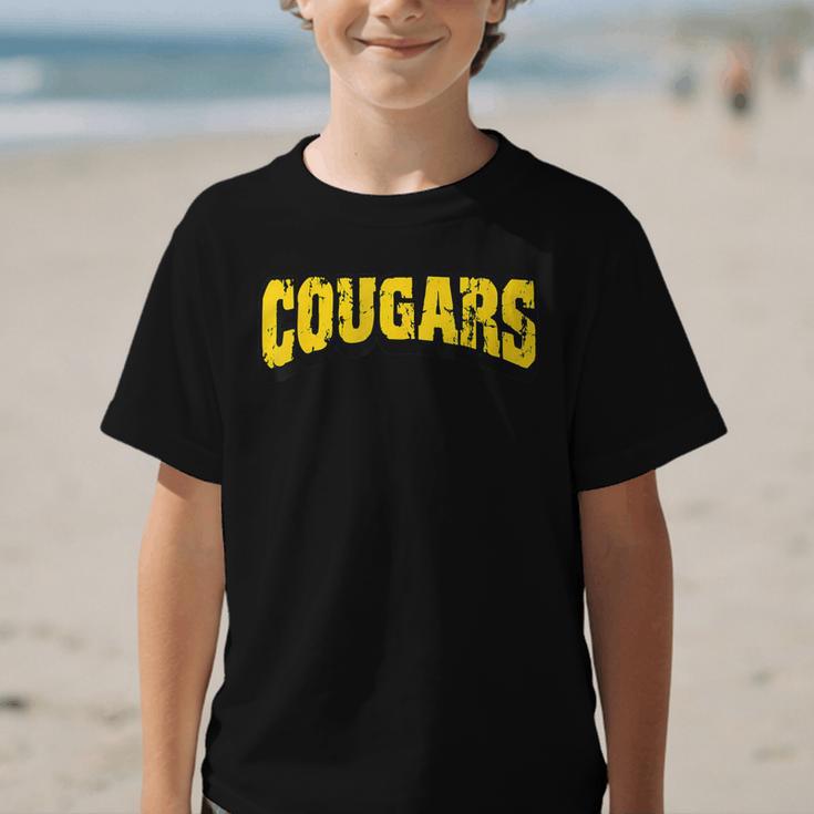 Cougars Back To School Spirit GY Graphic Kid T-Shirt Cougars Back To School Spirit GY Graphic Kid T-Shirt