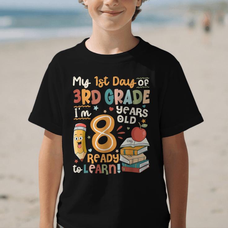 Cute My First Day Of 3rd Grade Back To School Boys Girls Graphic Kid T-Shirt Cute My First Day Of 3rd Grade Back To School Boys Girls Graphic Kid T-Shirt