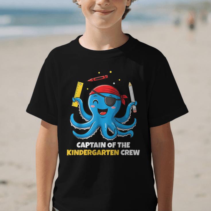 Cute Octopus Pirate Kindergarten Boys Kids Back To School Graphic Kid T-Shirt