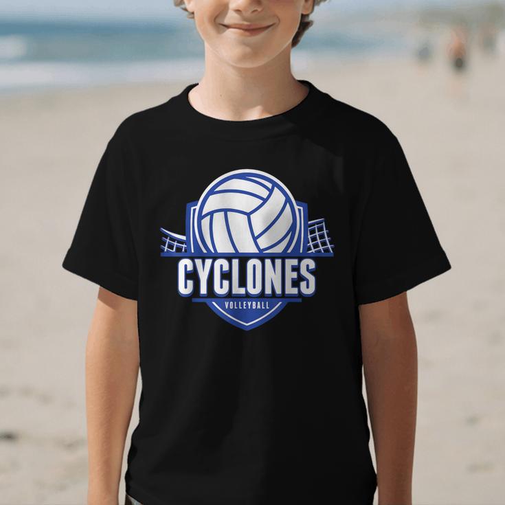 Cyclones Volleyball Back To School Spirit B Graphic Kid T-Shirt Cyclones Volleyball Back To School Spirit B Graphic Kid T-Shirt