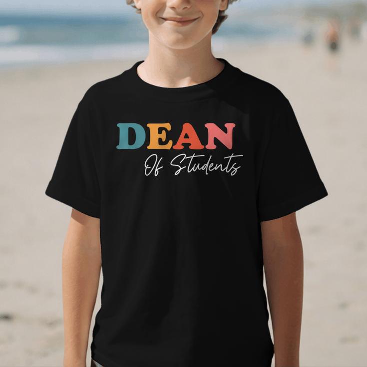 Dean Of Students Boho Cute Back To School Dean Graphic Kid T-Shirt