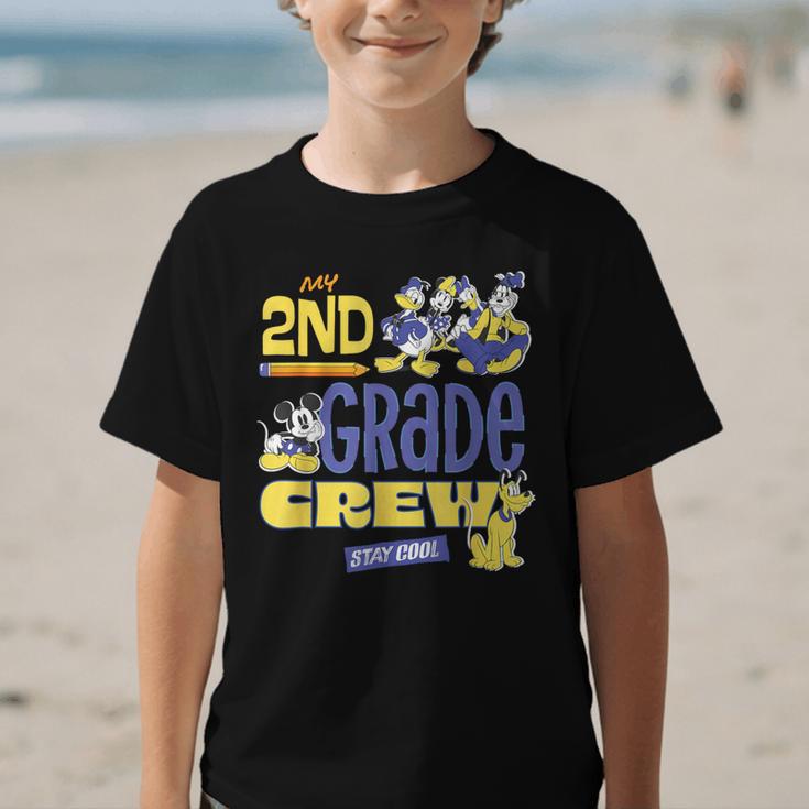 Disney My 2nd Grade Crew Stay Cool Back To School Friends Graphic Kid T-Shirt