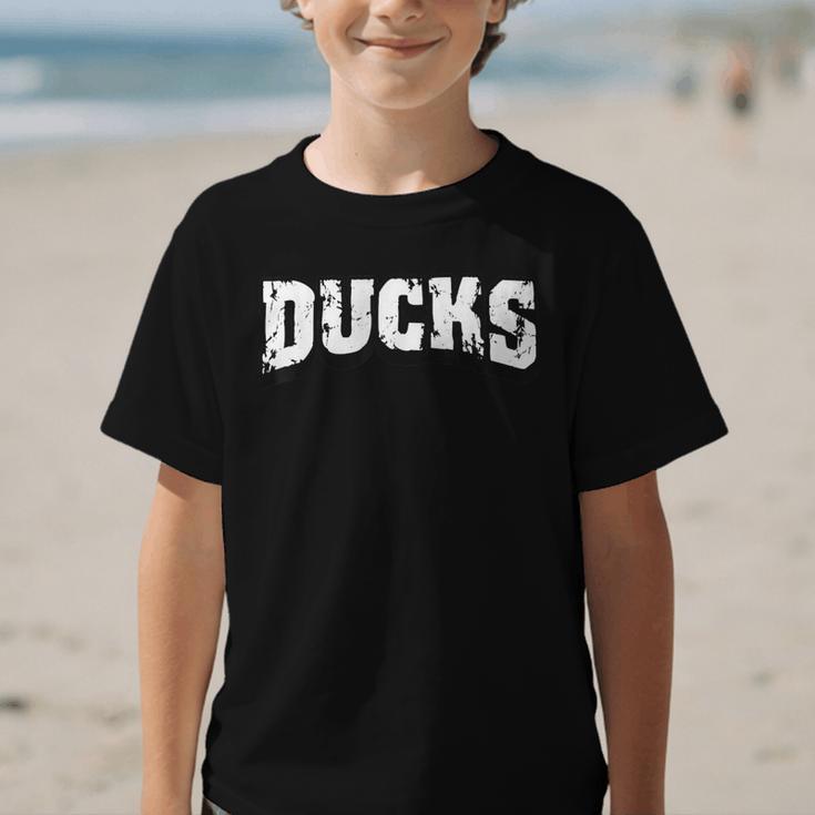 Ducks Back To School Spirit Graphic Kid T-Shirt Ducks Back To School Spirit Graphic Kid T-Shirt