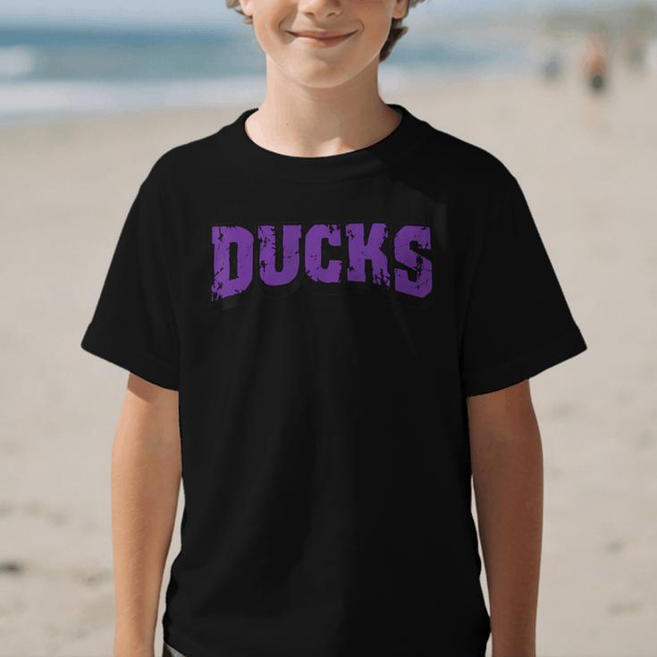 Ducks Back To School Spirit P Graphic Kid T-Shirt Ducks Back To School Spirit P Graphic Kid T-Shirt