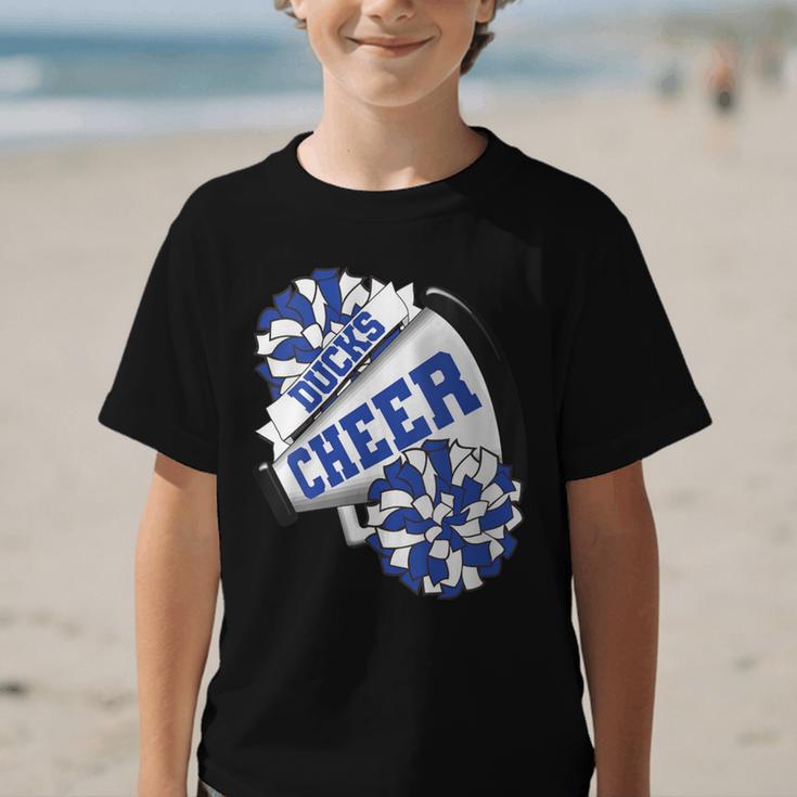 Ducks Cheer Back To School Cheerleading Spirit B Graphic Kid T-Shirt Ducks Cheer Back To School Cheerleading Spirit B Graphic Kid T-Shirt