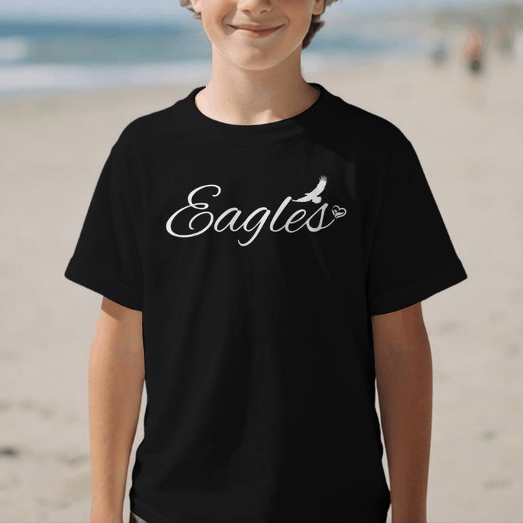 Eagles Mascot School Sports Fan Team Spirit Back To School Graphic Kid T-Shirt Eagles Mascot School Sports Fan Team Spirit Back To School Graphic Kid T-Shirt