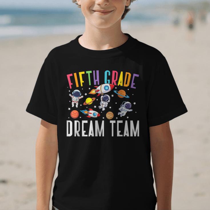 Fifth Grade Dream Team Astronaut 5th Grade Back To School Graphic Kid T-Shirt Fifth Grade Dream Team Astronaut 5th Grade Back To School Graphic Kid T-Shirt