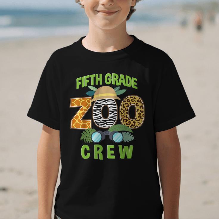 Fifth Grade Zoo Crew Wild Animal Safari Back To School Graphic Kid T-Shirt Fifth Grade Zoo Crew Wild Animal Safari Back To School Graphic Kid T-Shirt